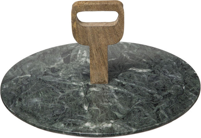 Serveerplank en kunstmarmer D30 cm