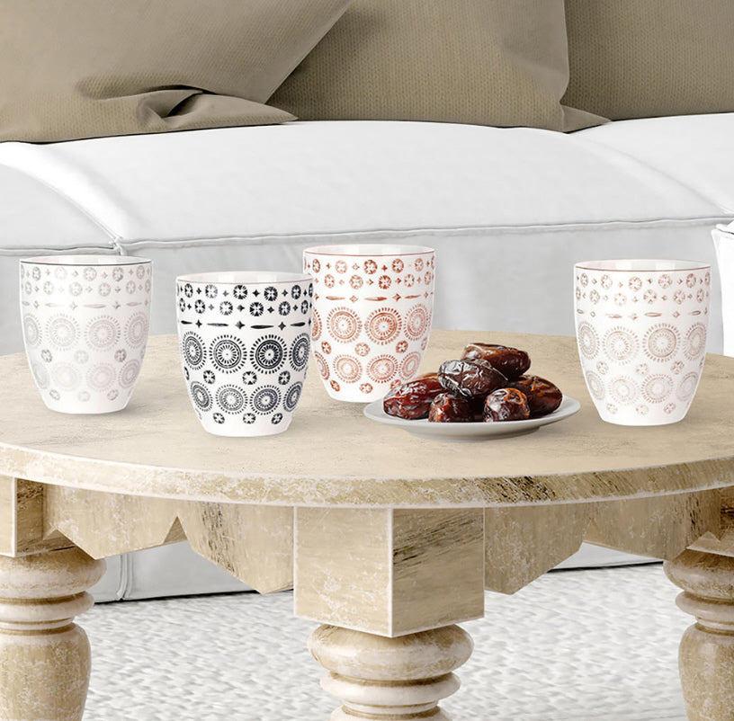 SET OF 4 oriental cups 250 ML