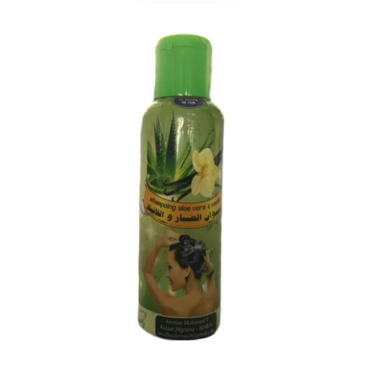 Shampoo with aloe vera and vanilla