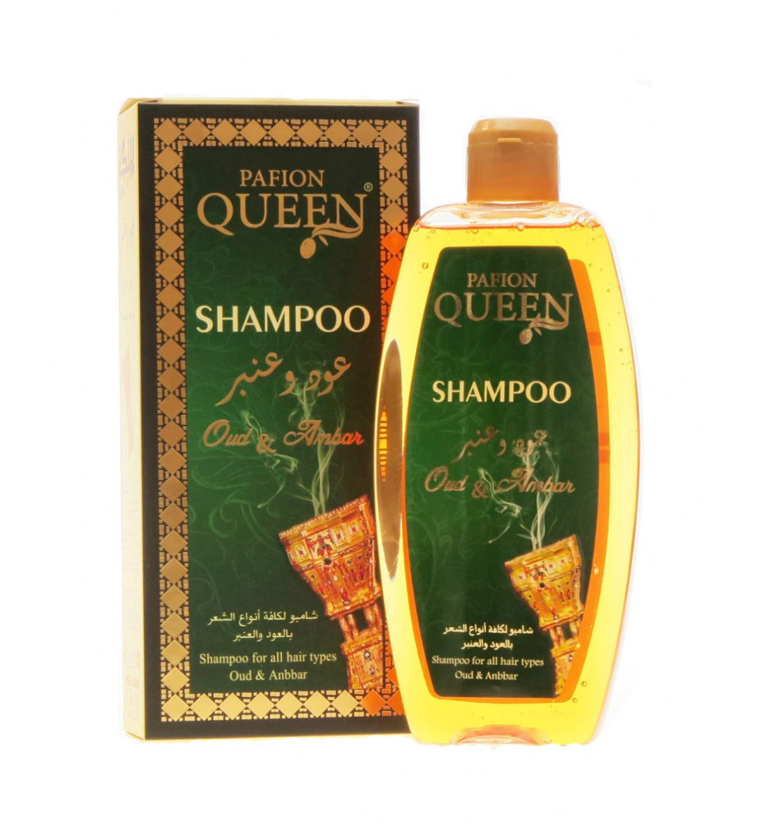 Al Malika Natural Shampoo Oud & Amber 425 ML