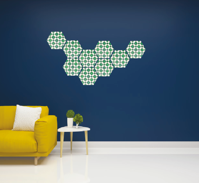 Mosaik-Kunststoff-Zierfliesen IMLIL