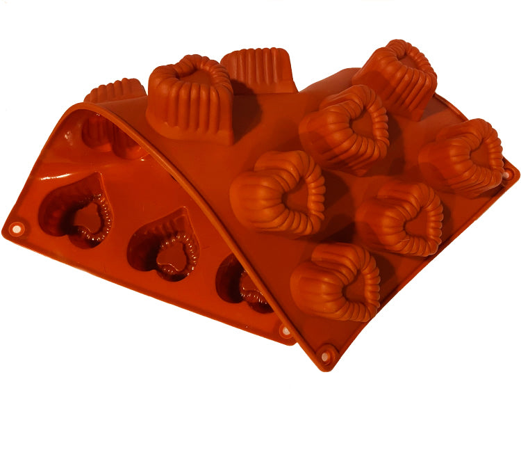 Moule en silicone - mini cœurs