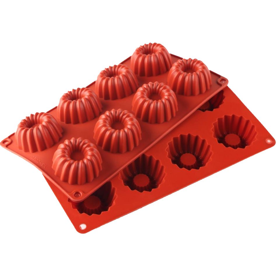 Silicone cake baking mold - Cupcake - Flexible silicone mold
