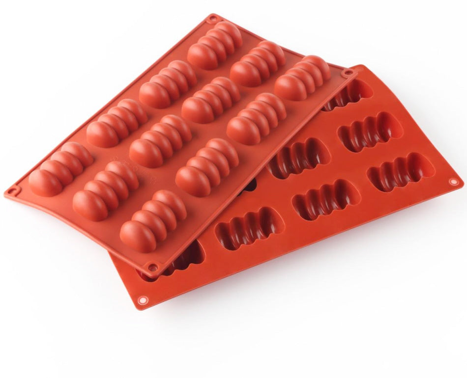 Silikonbackform oval 3D