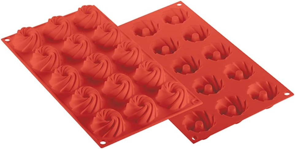 Silikonform Mini Swirl