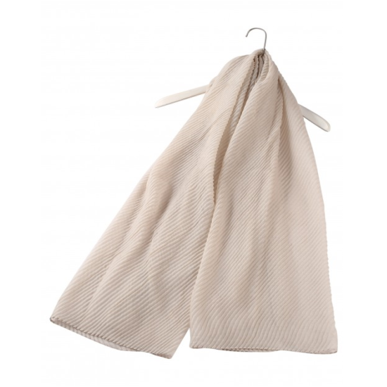 CRINKLE PLAIN scarf