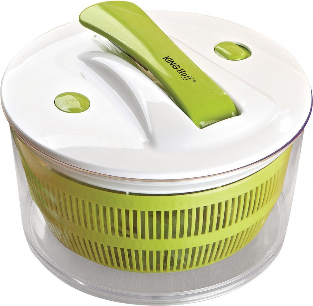 Kinghoff - Salad spinner - Lettuce strainer - green / white