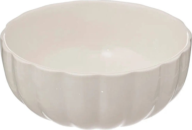 Secret de Gourmet Soepkommen / serveer schaaltjes - 4x - Delphi - porselein - D15 x H7 cm - ivoor wit