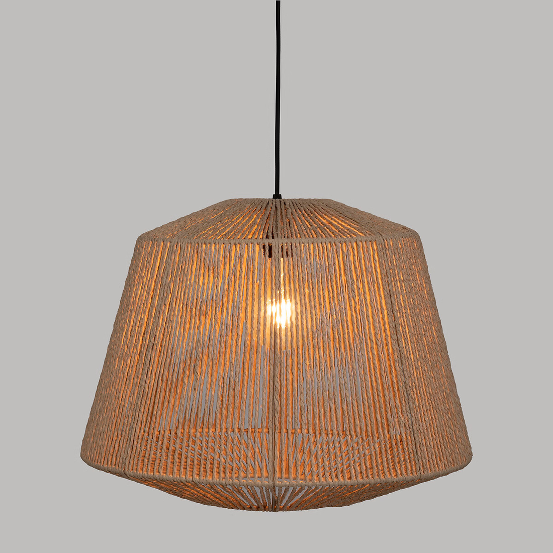 Atmosphera hanglamp Jily Ø 48 cm – papier en ijzer, naturel/beige – foto 2