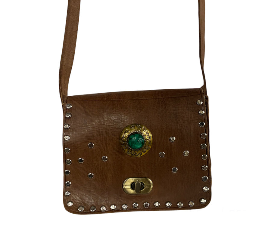 Leather crossbody bag