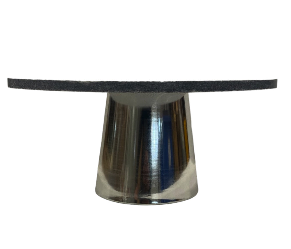 Runde Tortenplatte Marmor Tortenständer Ø 30 cm-schwarz
