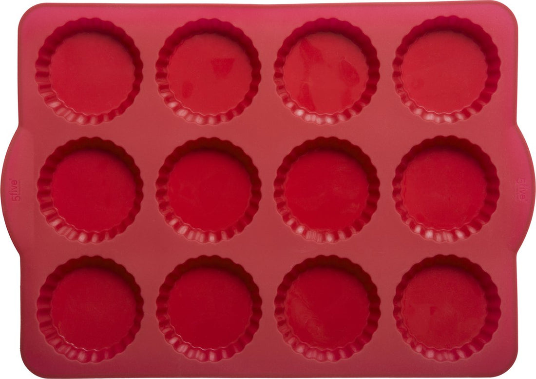 Silikon-Backformen 37,2 x 26 x 2,2 cm für 12 Törtchen