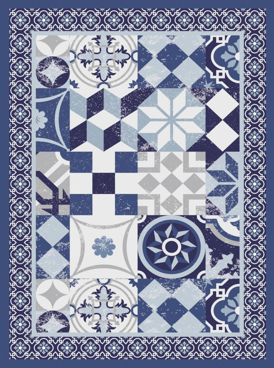 Marokkanischer Mosaik-Vinyl-Tischset