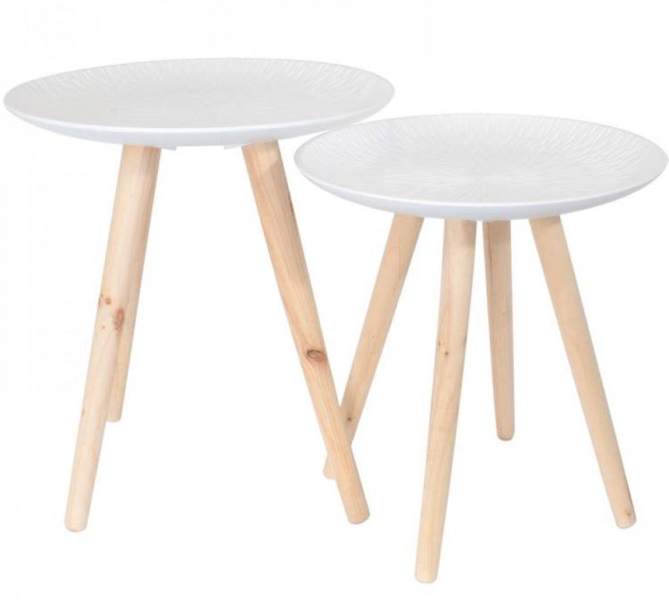 2-teiliger Beistelltisch