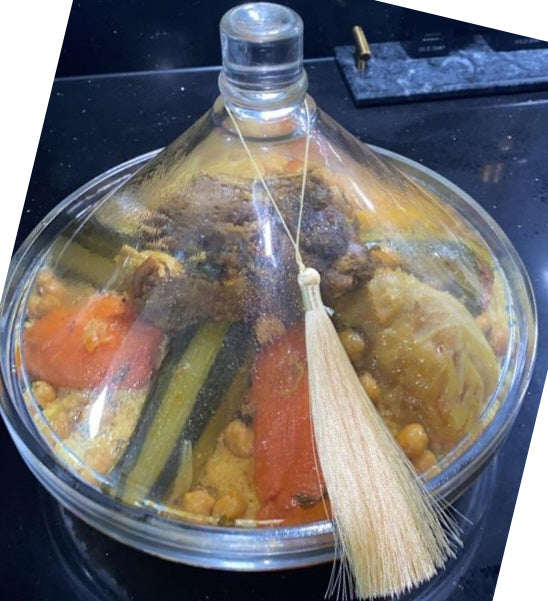 Tajine en verre ø28 cm