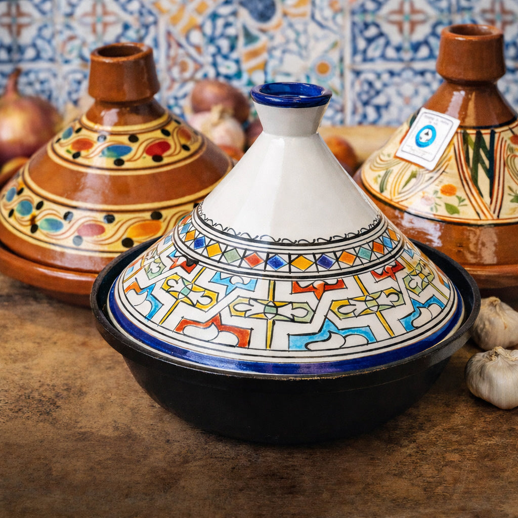 Handbemalte marokkanische Tajines
