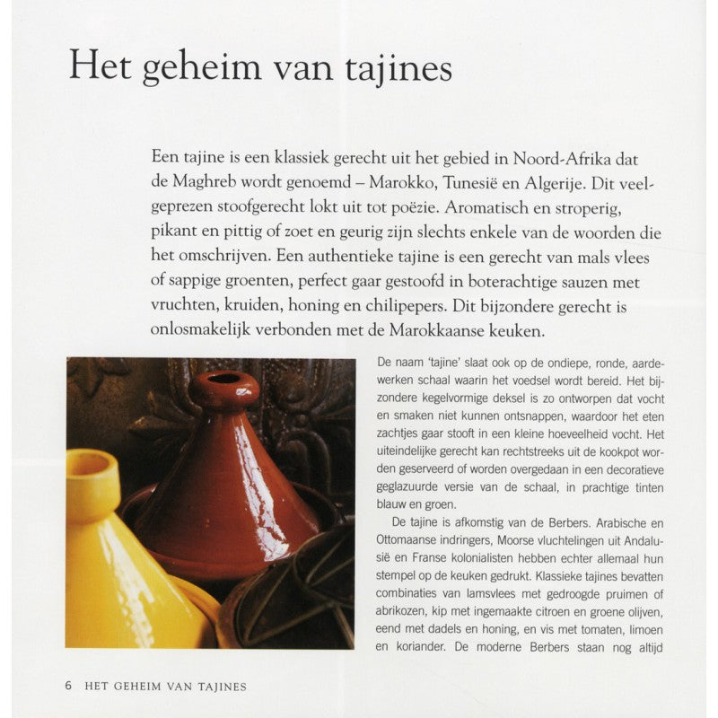 Tajine - pittige stoofschotels uit Marokko