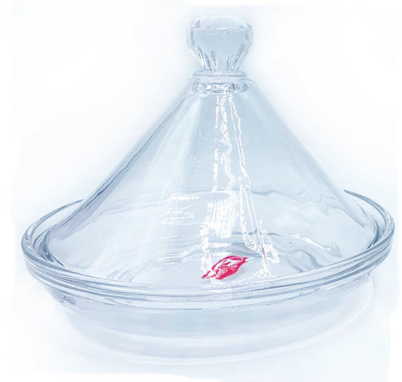 Decorative Glass Tagine – Transparent – Ø17 cm