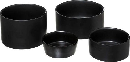 Plateau à tapas / ensemble apéritif bois / noir. 33 cm