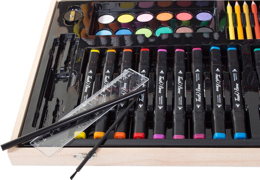 Art Painting & Drawing Set in Wooden Case - 188-piece