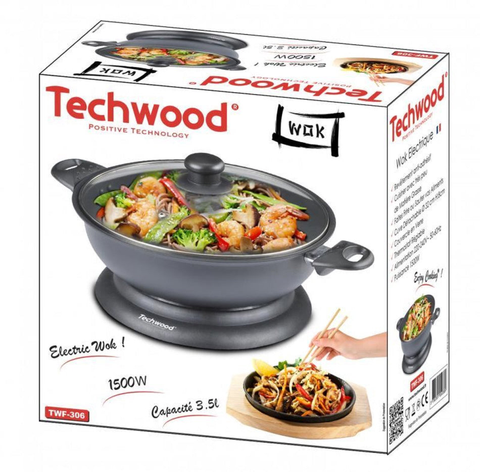 Wok électrique Techwood 32 cm