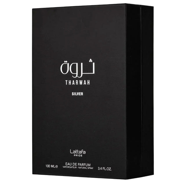 Lattafa Pride Tharwah Silver eau de parfum 100 ml – munt, salie en cederhout – foto 2