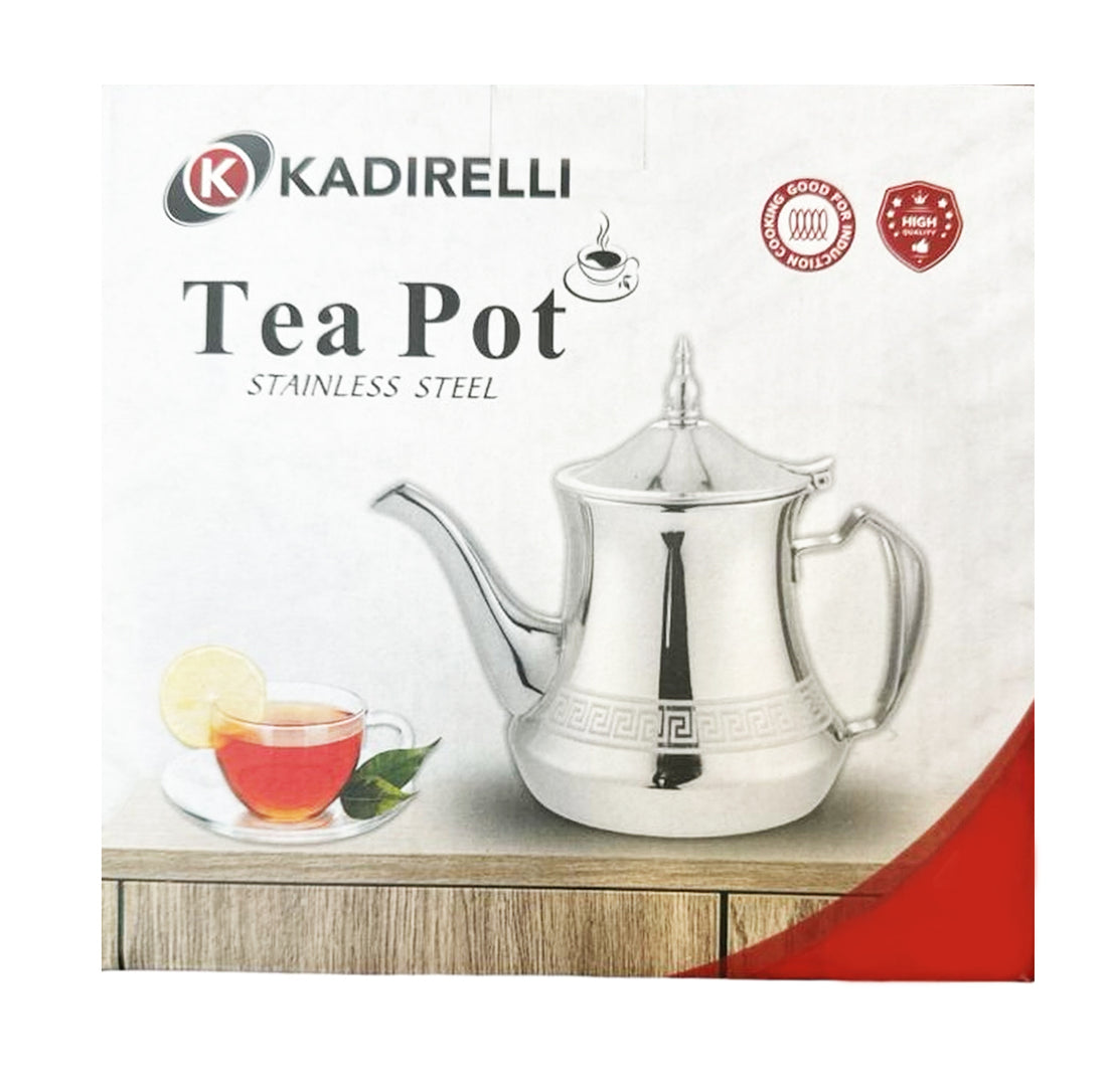 Kadirelli Marokkaanse theepot chroom – inductie, 1,4 of 1,8 liter – foto 2