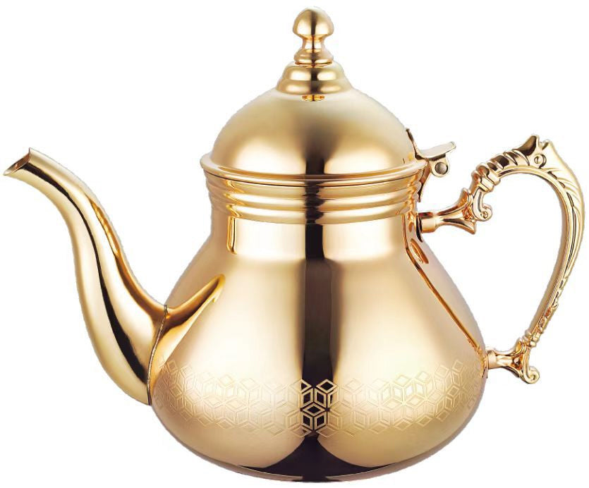Marokkaanse theepot Marrakech rosé gold – RVS, 0,8 of 1,5 liter
