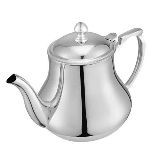 Marokkaanse theepot RVS classic – spiegelglans, ook inductie, 0,8 tot 2 liter – foto 3