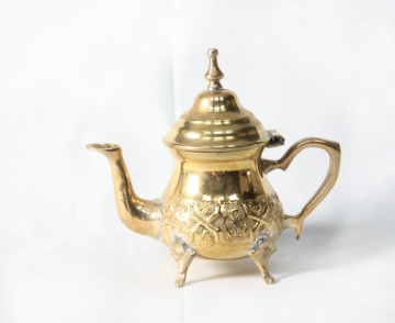 Kleine Marokkaanse theepot voor 1 persoon – 250 ml, goud – foto 2