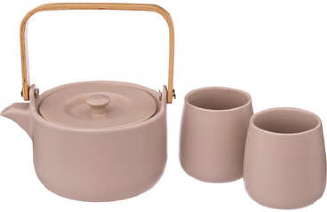 Secret de Gourmet keramische theepot met 2 kopjes – 50 cl + 20 cl – foto 4