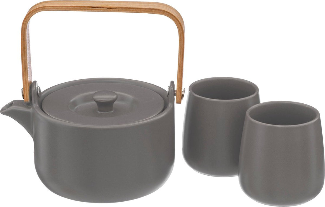 Secret de Gourmet keramische theepot met 2 kopjes – 50 cl + 20 cl – foto 3