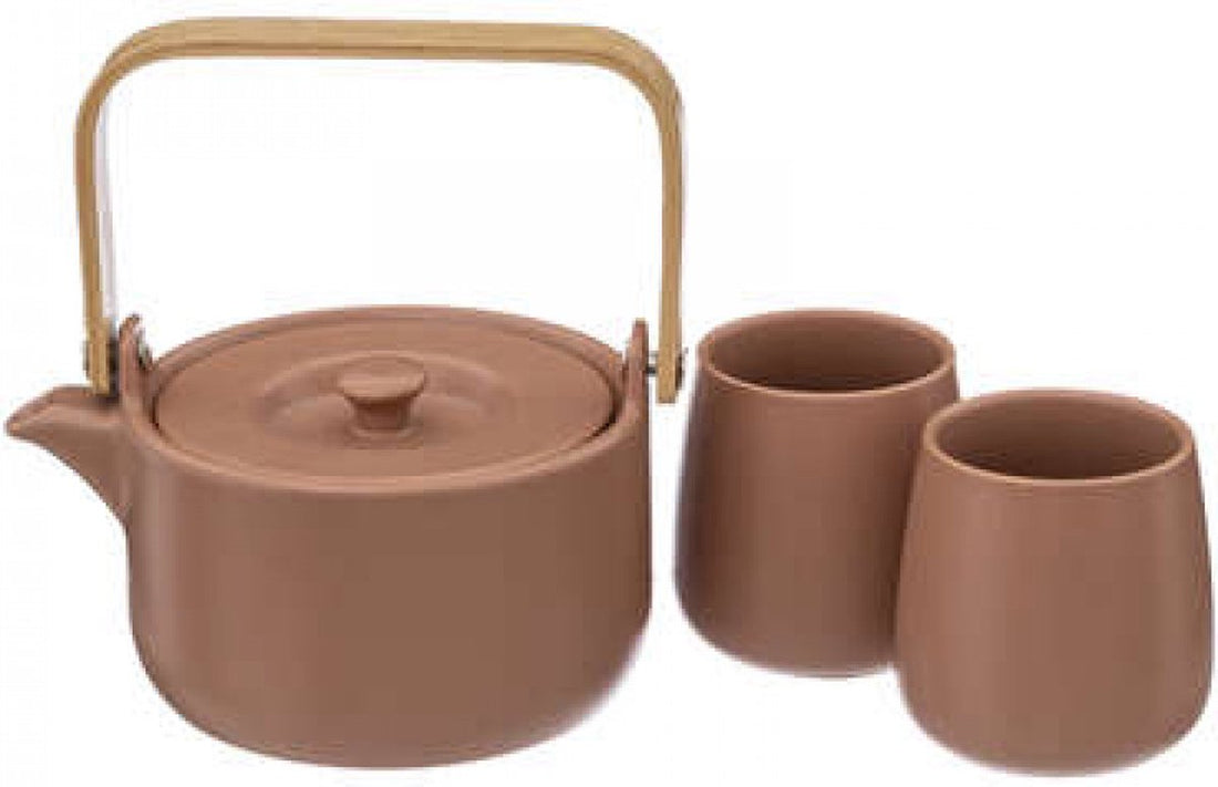 Secret de Gourmet keramische theepot met 2 kopjes – 50 cl + 20 cl – foto 8