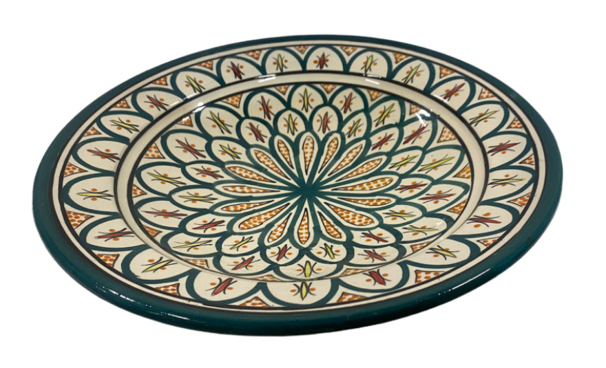 Marokkanische Schale mit fröhlichen Farben 35 cm