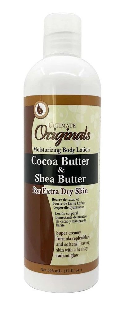 Ultimate Organics Cocoa & Shea Butter body lotion – 354 ml (12 oz)
