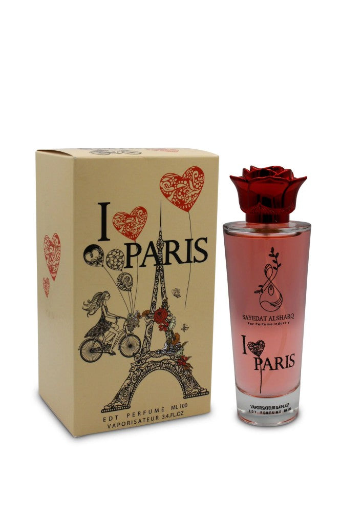 Eau de toilette perfume I love Paris