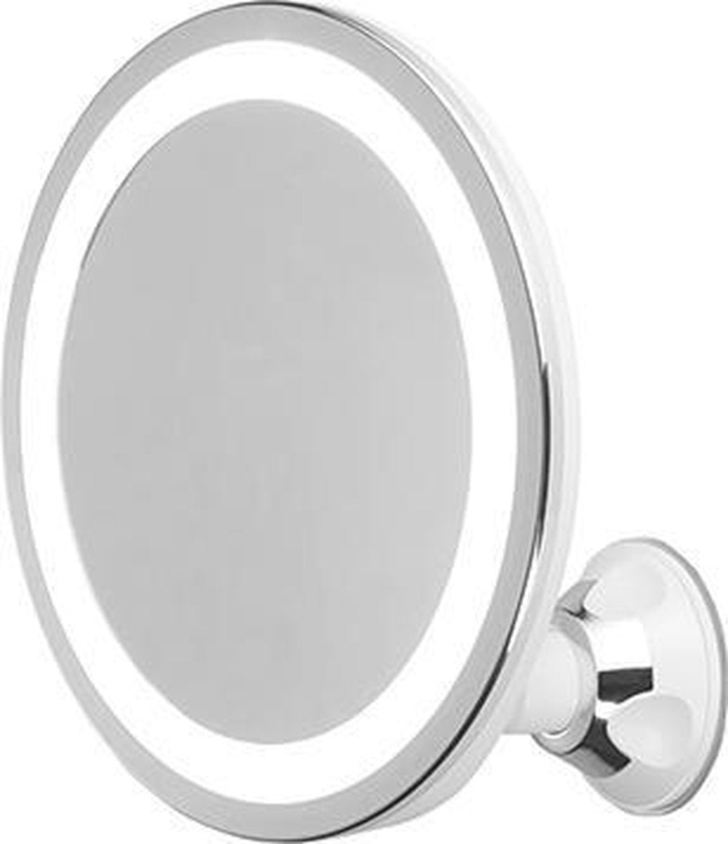 Miroir de maquillage éclairé LED rond Ø 20