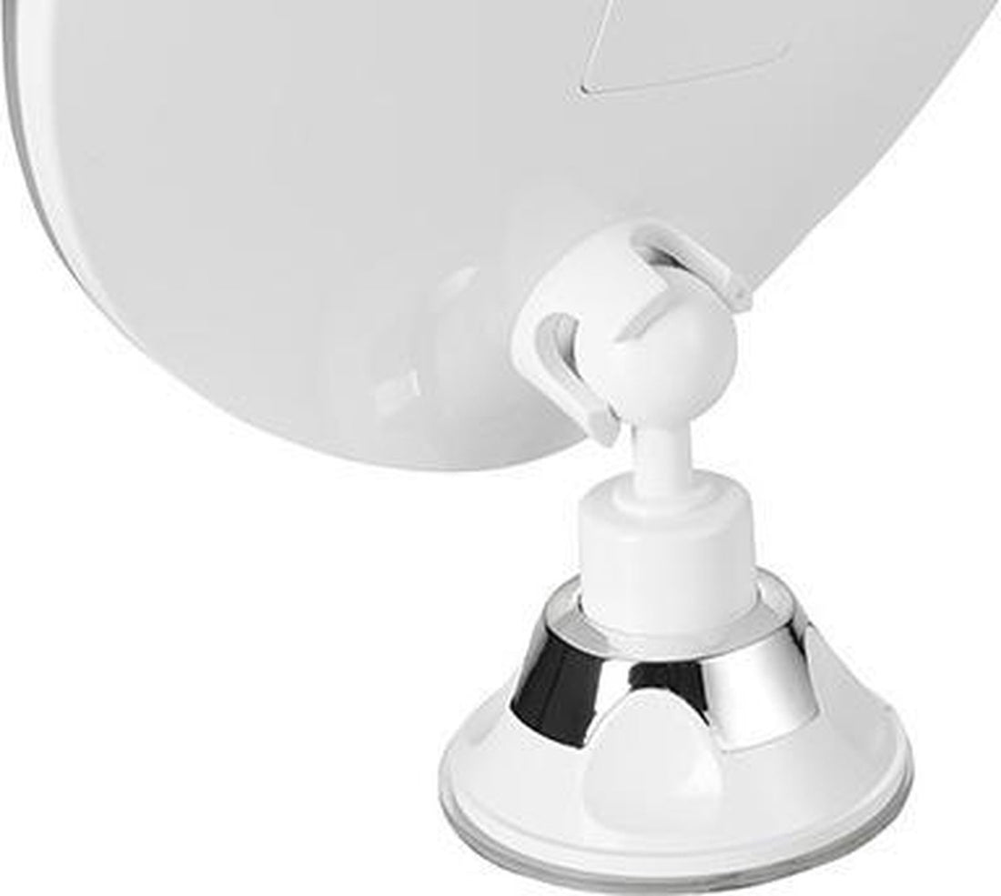 Miroir de maquillage éclairé LED rond Ø 20