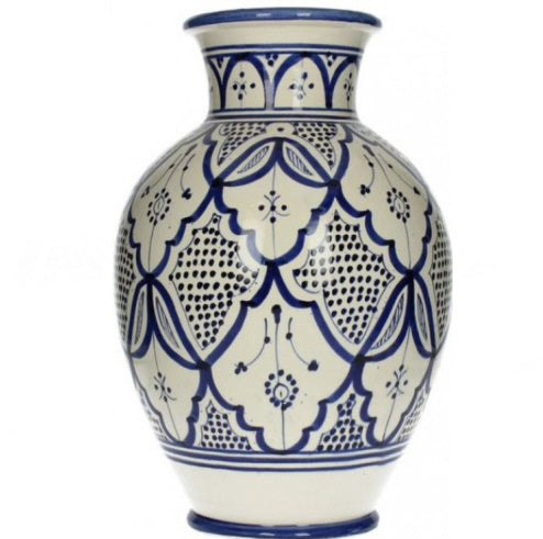 Vase marocain bleu clair