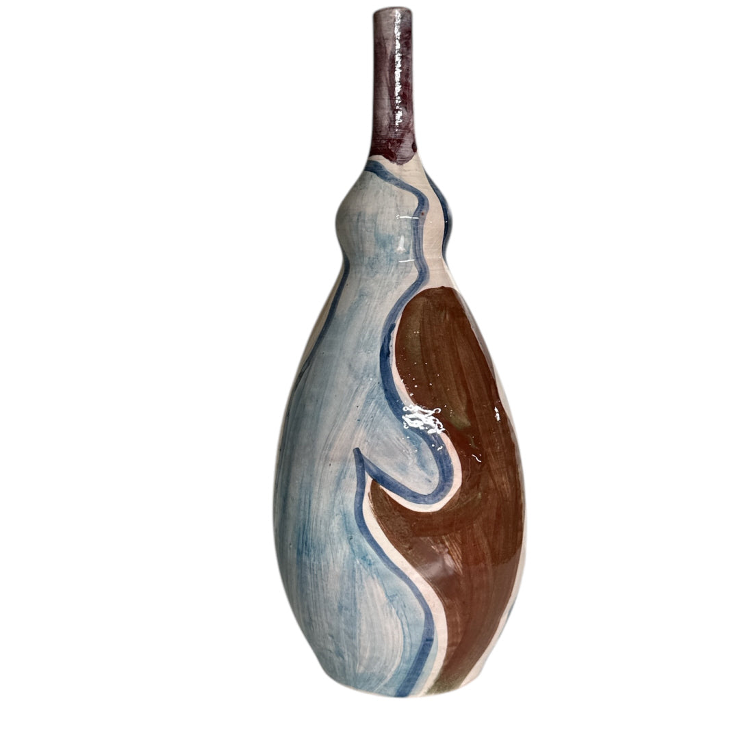 Vase Marocain au Design Abstrait
