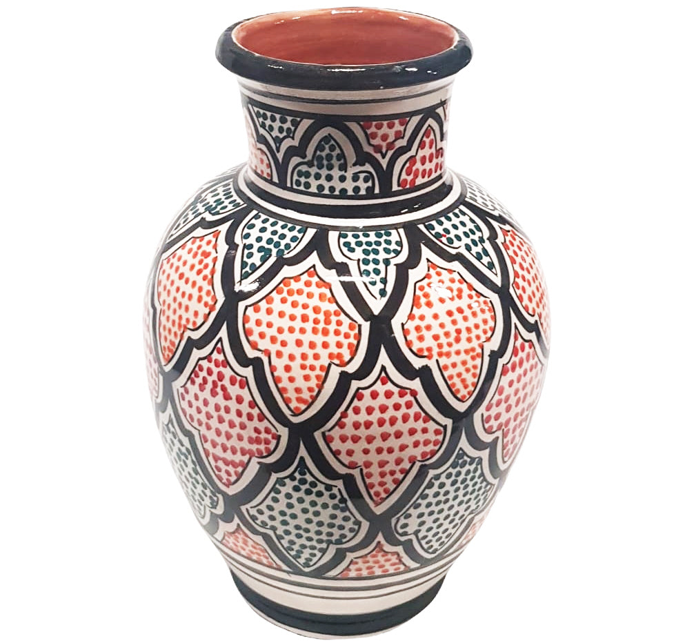 Vase marocain coloré