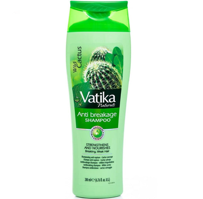 Dabur Vatika Wild Cactus shampoo 200 ml – met cactus, ghergir en knoflook