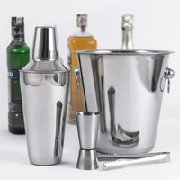 Kinghoff 1389 - 5-piece bartender set - cocktail shaker