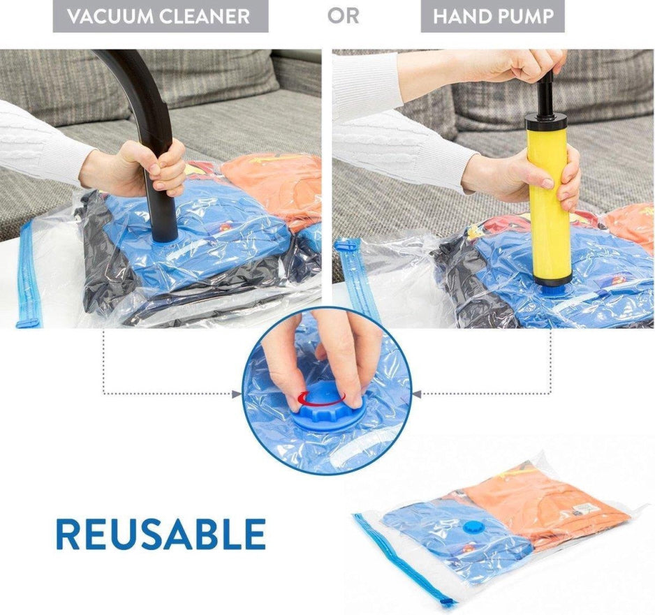 Vacuum Storage Bags 4 Pieces | Vacuum Bags | Storage Bag | Vacuum Bags | 60 x 80 CM