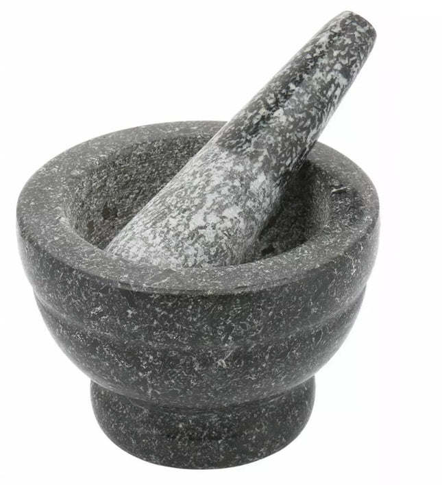 Kinghoff Granite Mortar and Pestle Set - Ø 14 x 8 cm