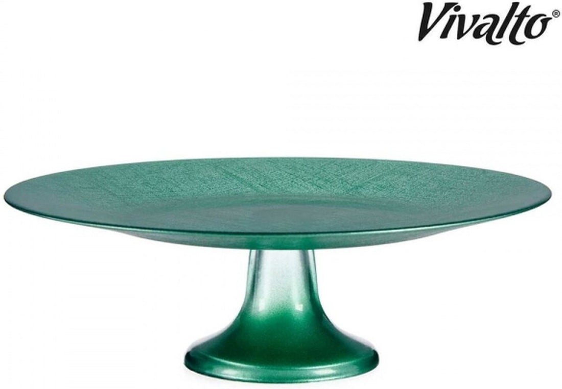 Vivalto Tortenplatte - Glas - 33 x 9 x 33 cm