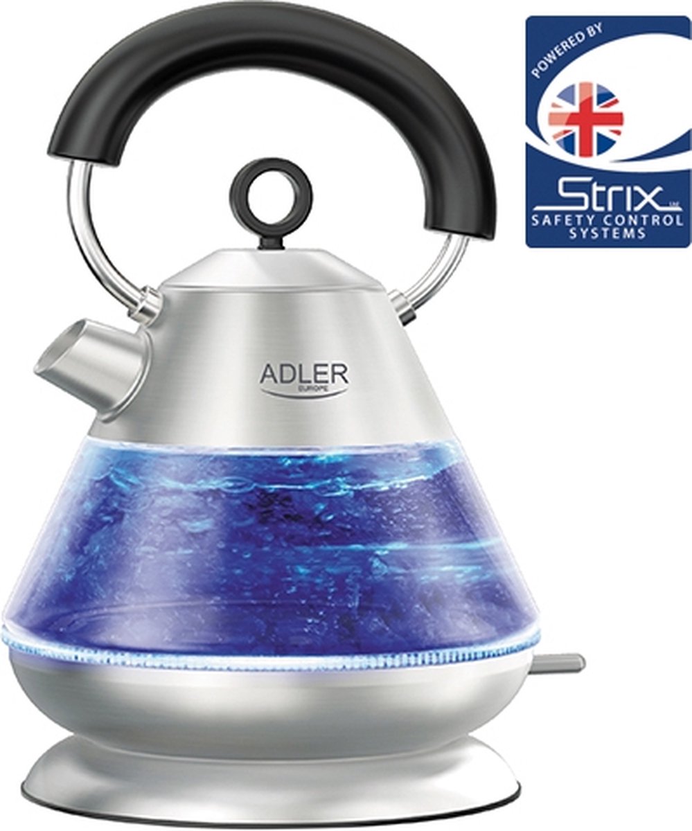 Electric Kettle - Glass - 1.5 litre - Syrix