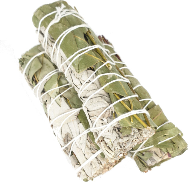 WHITE SAGE & EUCALYPTUS SMUDGE 12 CM