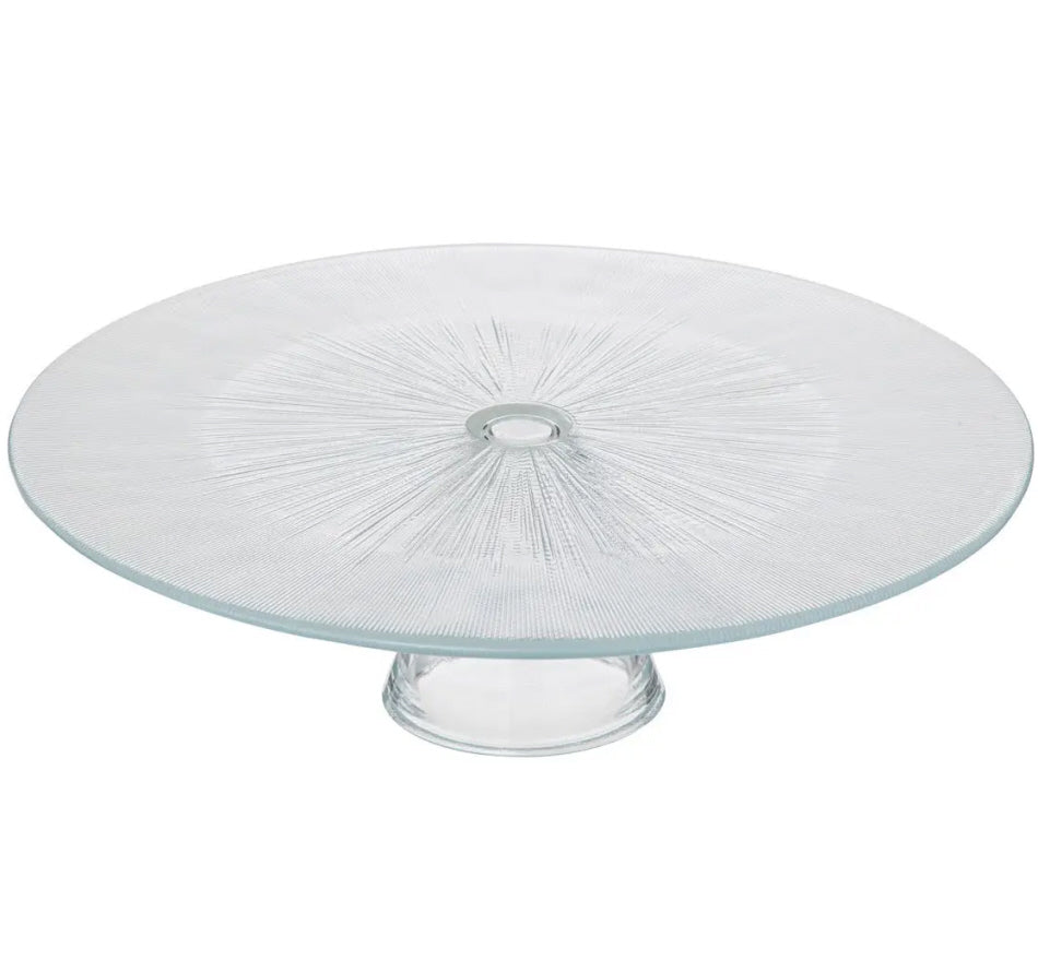 Kuchenständer - Tortenplatte - Tortenplatte Glas auf Fuß 28cm