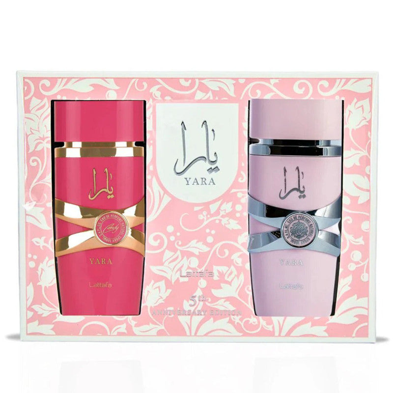 Lattafa Yara 5th Anniversary Edition: Yara 100ml & Yara Candy 100ml Gift Set